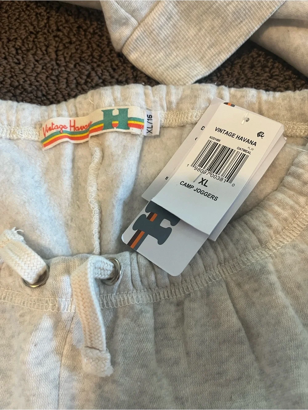 Vintage Havana Girls' Sweatsuit (jogger and matching hoodie), Size XL (size 16)